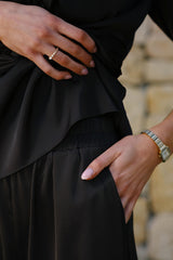 TIKI WIDE PANTS - BLACK