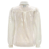 ELINA-LS-BLOUSE - WHITE DIAMOND