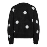 FRO DOT PULLOVER - BLACK WHITE DOT
