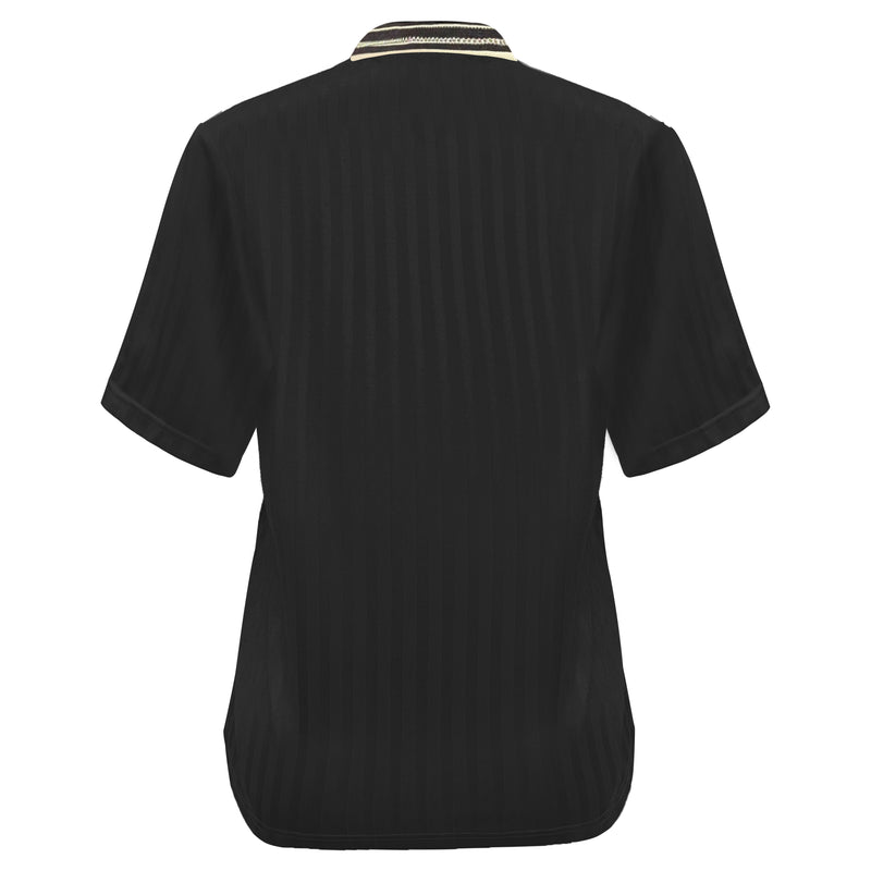 FELIA-SS-TSHIRT - BLACK SIMILI