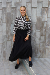 FREDDY LONG SKIRT - BLACK