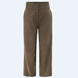 FREDDY WIDE PANTS - NOUGAT BROWN
