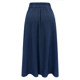 FREDE LONG SKIRT - NAVY