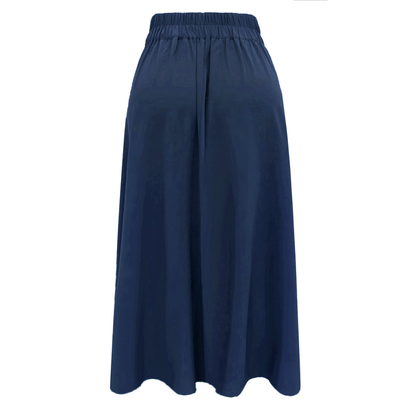 FREDE LONG SKIRT - NAVY