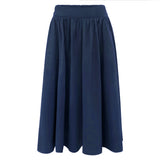 FREDE LONG SKIRT - NAVY