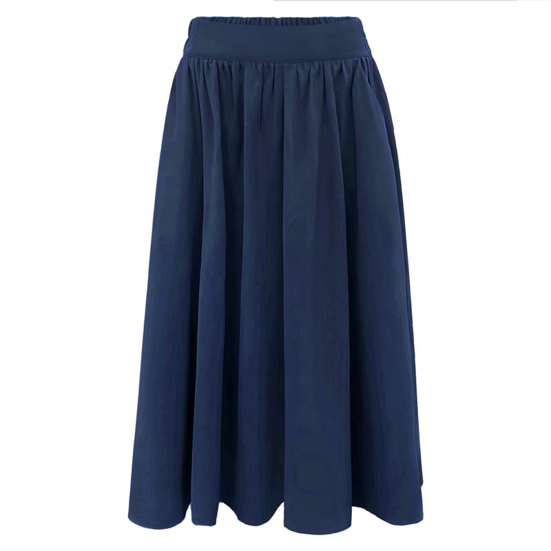 FREDE LONG SKIRT - NAVY