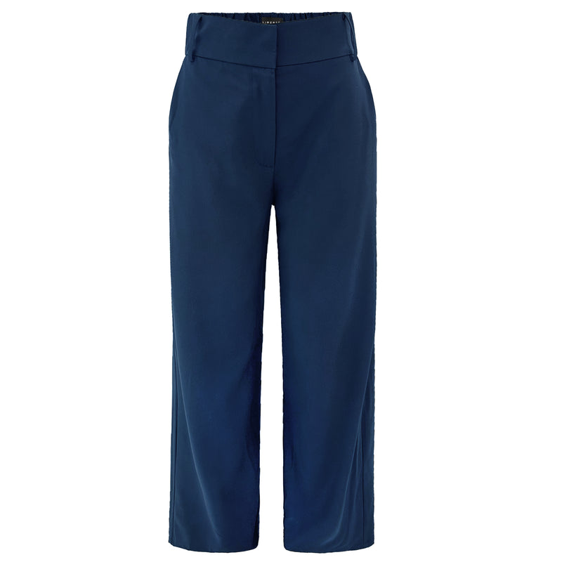 FREDE WIDE PANTS - NAVY