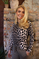 ALMA-LS-TWIST-TSHIRT - BIG LUX LEO FOSSIL