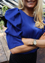 WINNIE BLOUSE - ELECTRIC BLUE