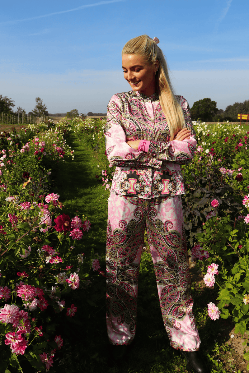 HOPE PANTS - PINK SCARF
