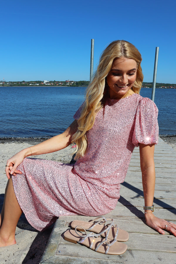 PAIGE-SKIRT - ROSA SEQUINS