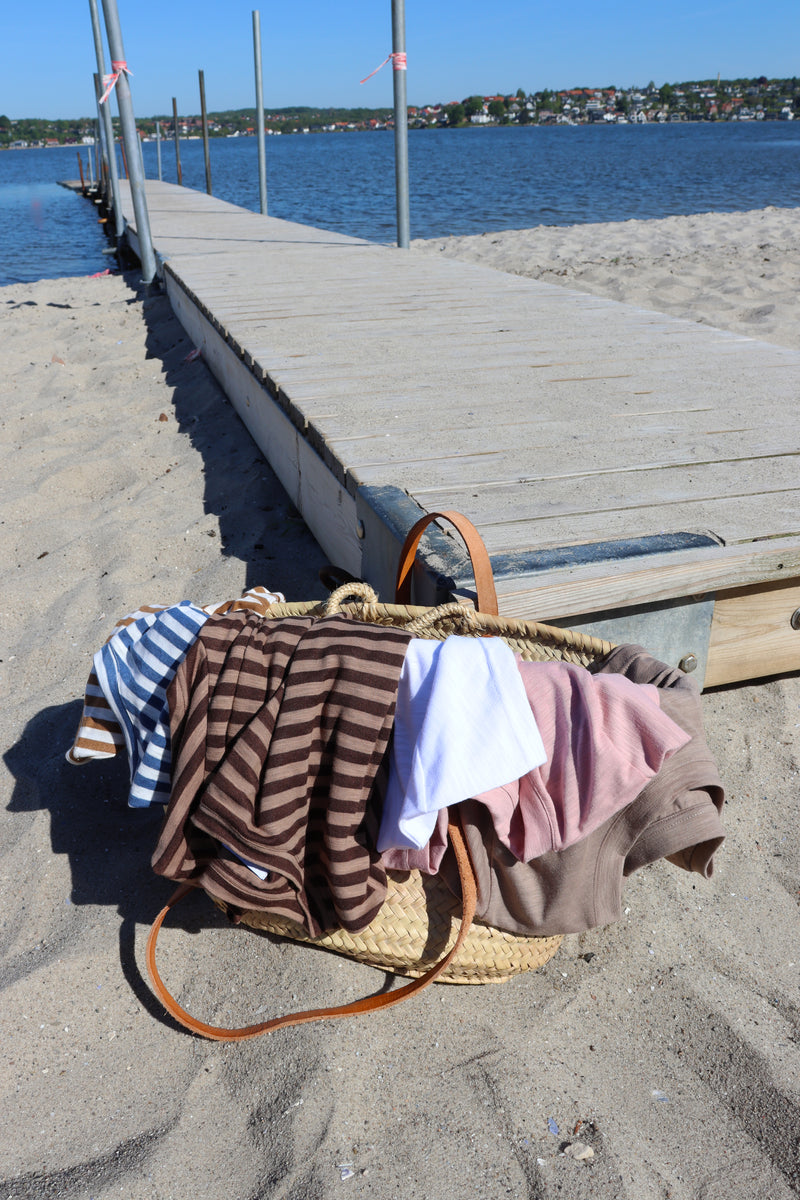 ULLA-TSHIRT - LIGHT BROWN
