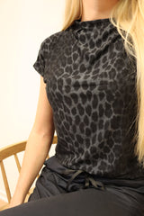 ALMA-TOP - DEEP DARK GREY LEO