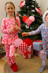 ALMA-PANTS (KIDS) - SANTA PINK