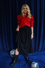 WINNIE BLOUSE - RED