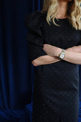 WINNIE DRESS - BLACK DIAMOND