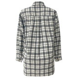 KAREN SHIRT JACKET - CREME BLACK CHECK