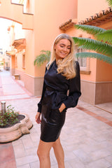 POP-MINI-SKIRT - BLACK