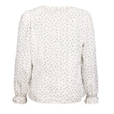 MALLE-LS-SHIRT - OFFWHITE BLUE FLOWER