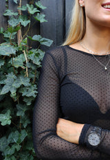 MESH LS TSHIRT - ARMY