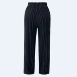 NEO PANTS - BLACK PINSTRIPE