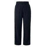 NEO PANTS - BLACK PINSTRIPE