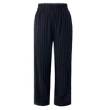 NEO PANTS - BLACK PINSTRIPE