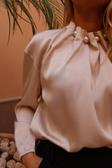 PIP-LS-PEARL-BLOUSE - CHAMPAGNE