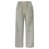 SUS-WIDE-PANTS - BLACK CREME STRIPE