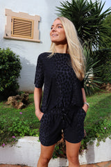 ALMA-SHORTS - DARK GREY LEO