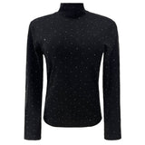 TAMMI LS BLOUSE - BLACK