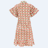 TIA-FRILL-DRESS - STRAWBERRY