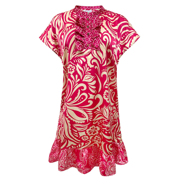 TIA-DRESS - PINK MIX