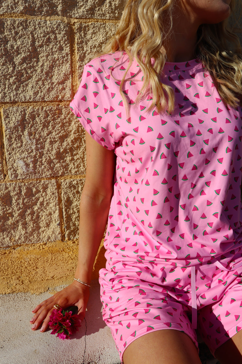 ALMA-U-TSHIRT - PINK WATERMELON