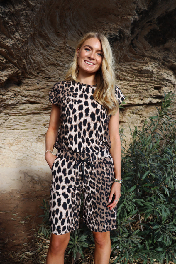 ALMA-LONG-SHORTS - BIG LUX LEO FOSSIL