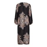 WENNISE LS DRESS - BLACK PAISLEY