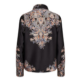 WENNISE LS SHIRT - BLACK PAISLEY