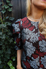 WINNIE BLOUSE - BORDEAUX SILVER