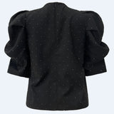 WINNIE BLOUSE - BLACK DIAMOND