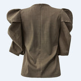 WINNIE BLOUSE - MOCCA