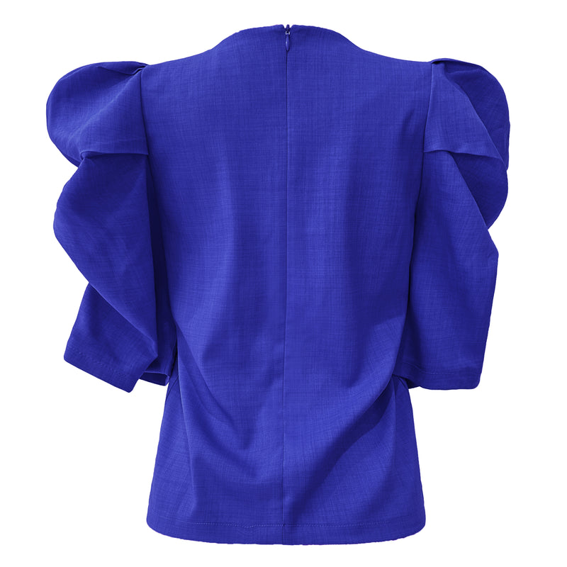 WINNIE BLOUSE - ELECTRIC BLUE