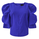 WINNIE BLOUSE - ELECTRIC BLUE
