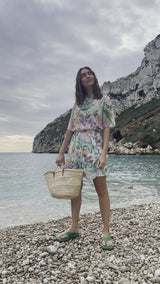 MAGGIE-SHORT-SKIRT - PASTEL FLOWER