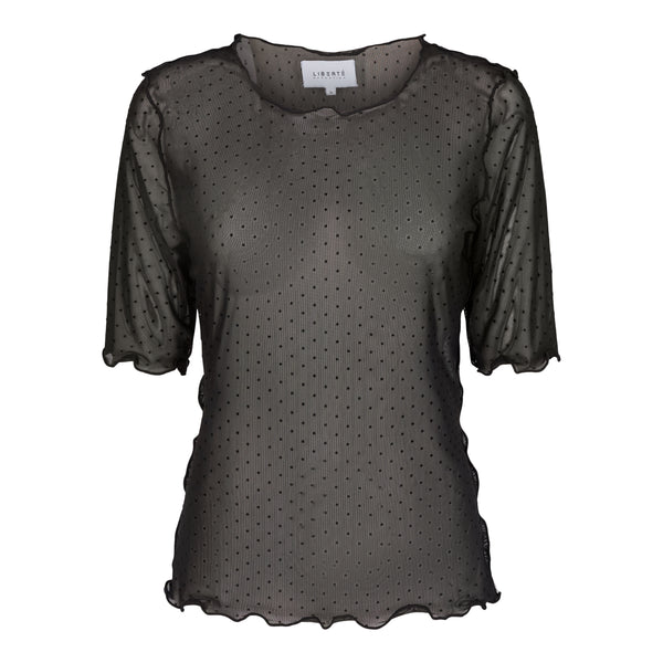 MESH-SS-TOP - BLACK DOT