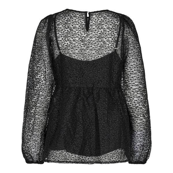 IDA-LS-BLOUSE - BLACK 