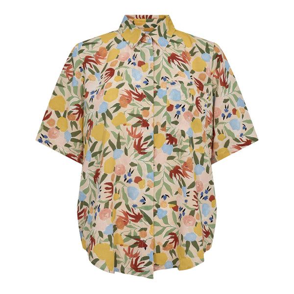ARTY-SS-SHIRT - COLLAGE FLOWERS