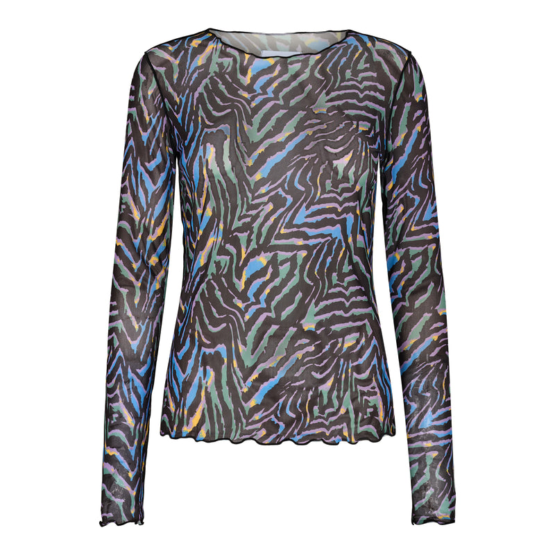 MESH TOP - COLORFUL ZEBRA