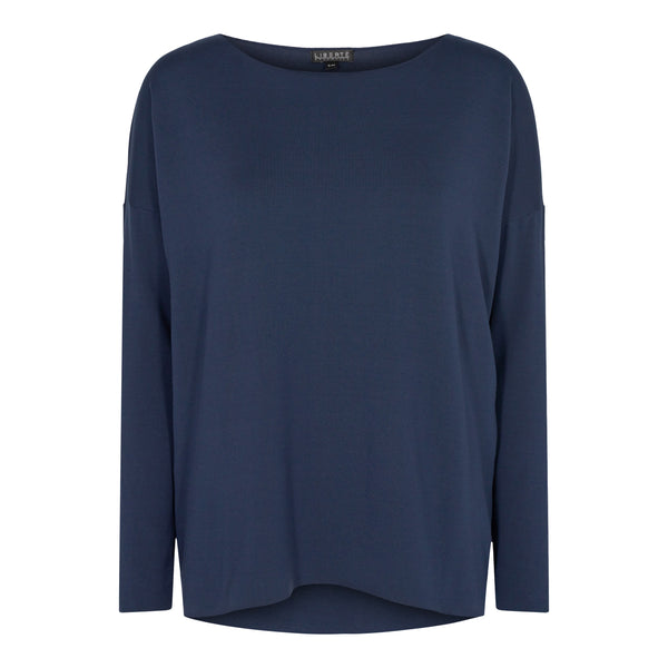 ALMA-LS-TOP (FLEECE) - NAVY
