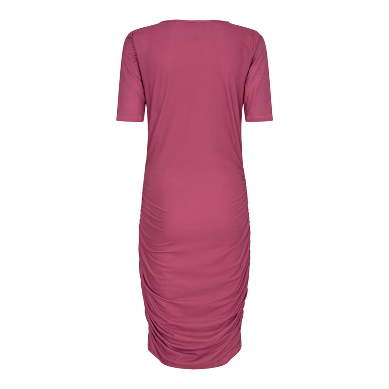 ALMA-DRESS3 - DARK RASPBERRY