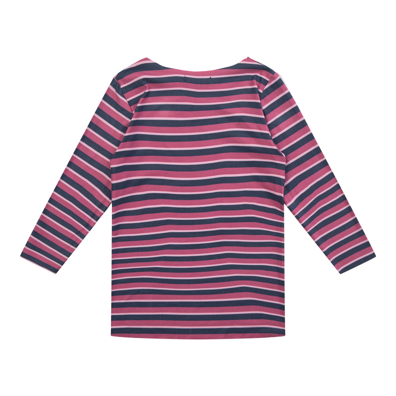 ALMA-LS-TOP (KIDS) - RASBERRY STRIPES